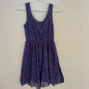 Purple Lace Dress